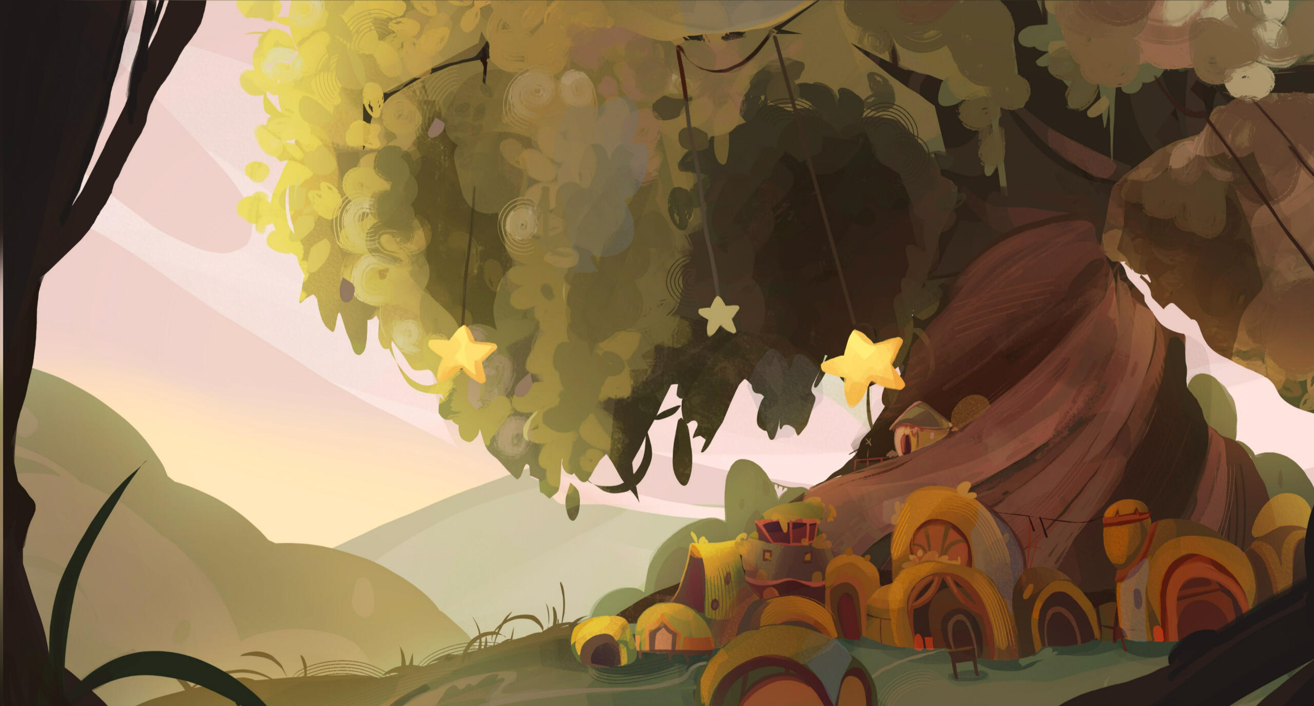 Environment Design - The tree village