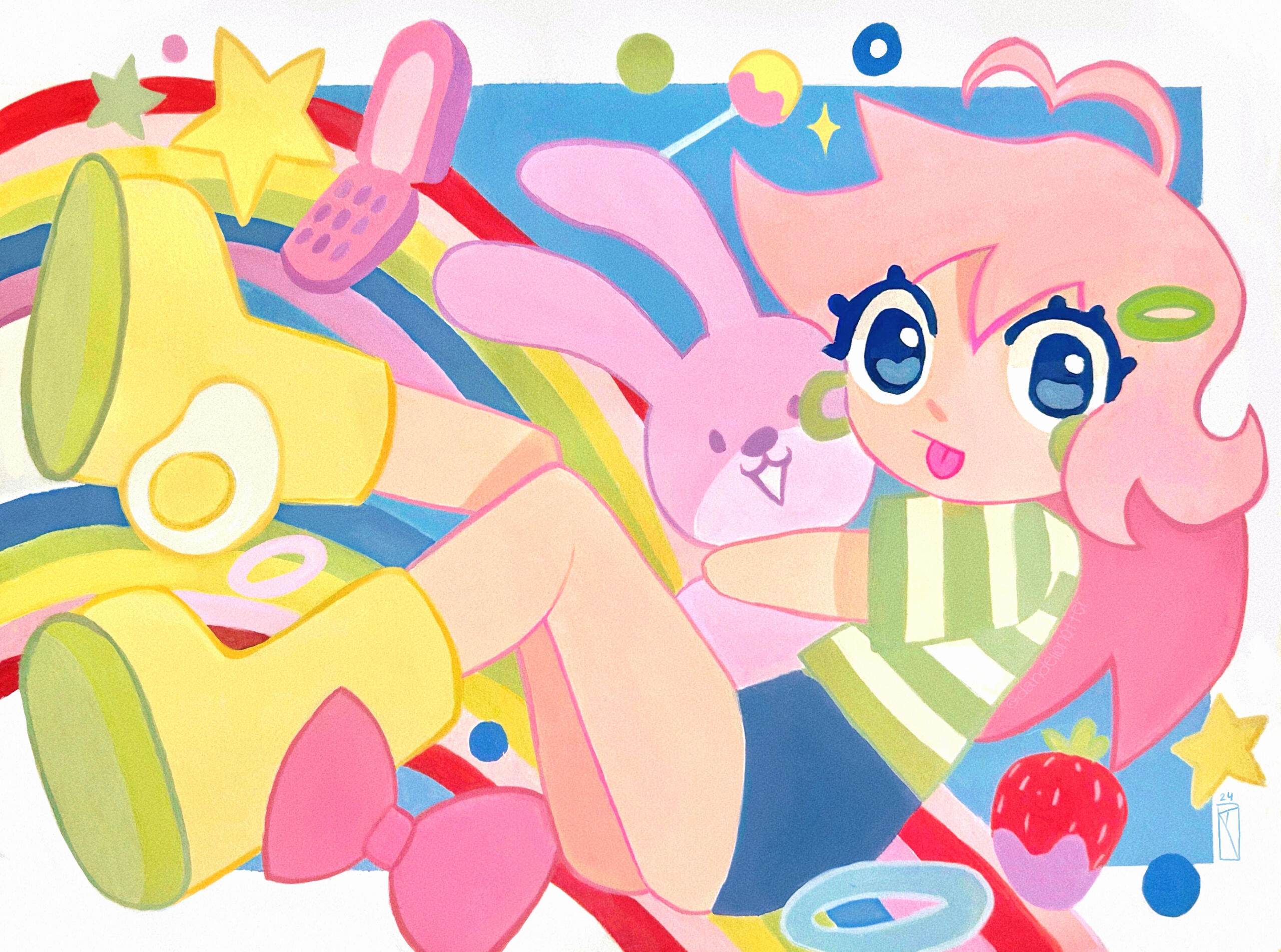 Gummies - Gouache Illustration