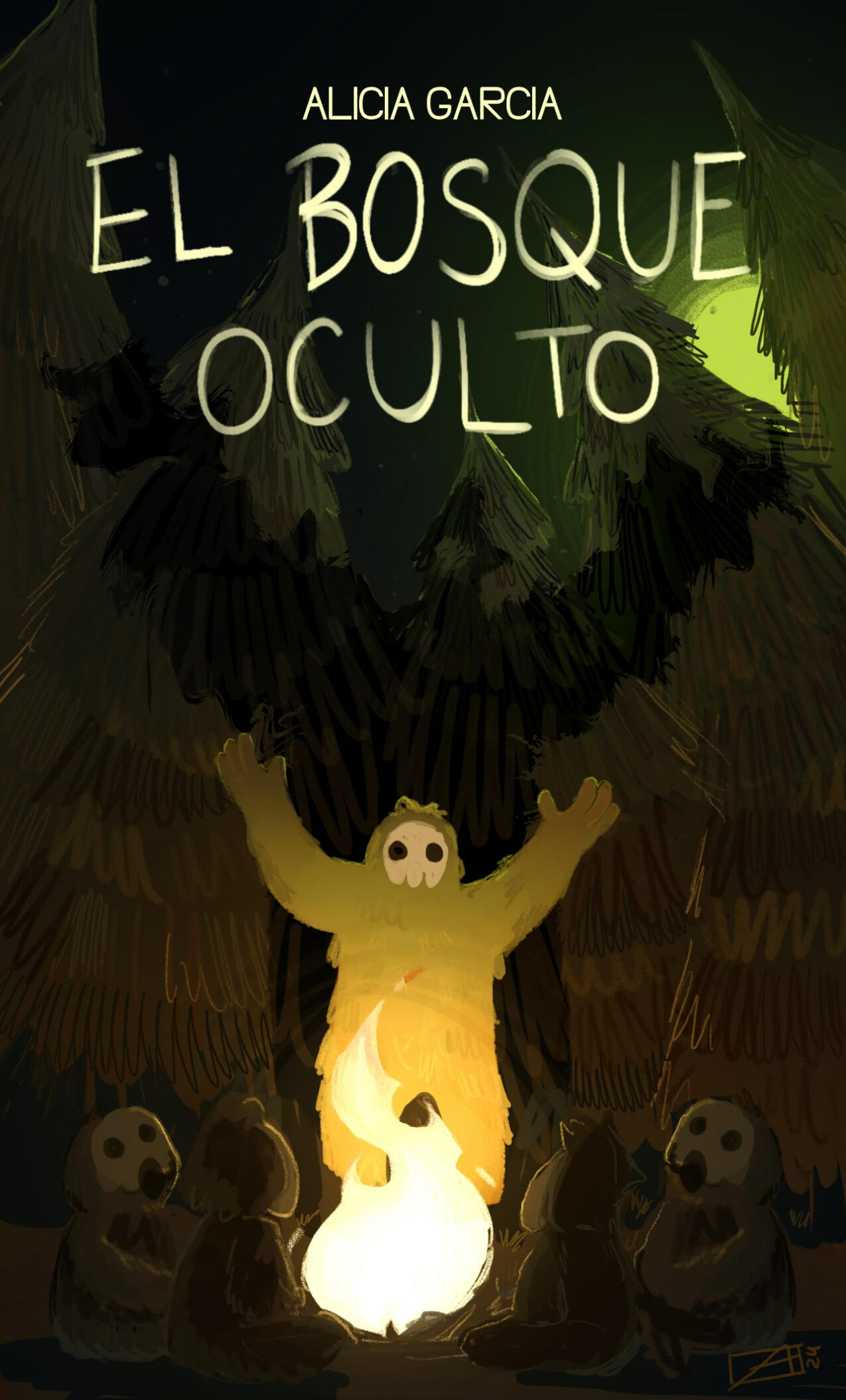 Mock Book Poster - El Bosque Oculto