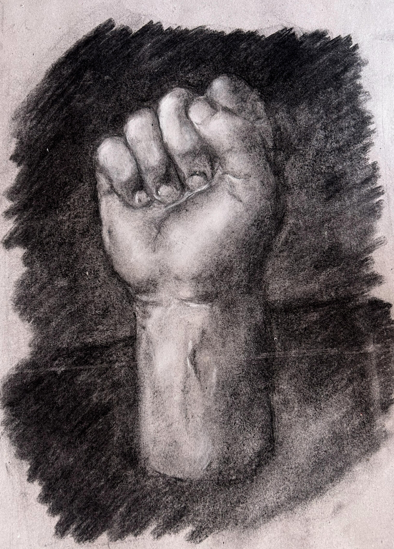 Fist Charcoal Study 2016